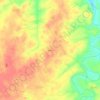 Mappa topografica Kikers, altitudine, rilievo