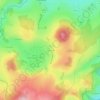 Mappa topografica Tire Longe, altitudine, rilievo