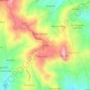 Mappa topografica La Villa, altitudine, rilievo