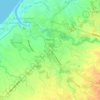 Mappa topografica San Roque, altitudine, rilievo