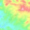 Mappa topografica Juan Gallego, altitudine, rilievo