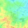 Mappa topografica La Motte Sureau, altitudine, rilievo