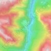 Mappa topografica Goust, altitudine, rilievo