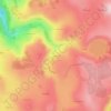 Mappa topografica La Grange, altitudine, rilievo