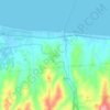 Mappa topografica Dramia, altitudine, rilievo