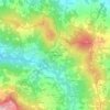 Mappa topografica Casa Montagna, altitudine, rilievo