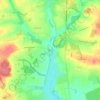 Mappa topografica Charlay, altitudine, rilievo