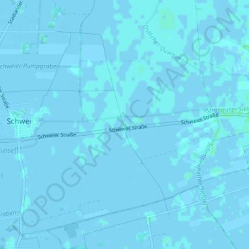 Mappa topografica Schweierfeld, altitudine, rilievo