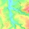 Mappa topografica Le Cluzeau, altitudine, rilievo