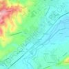 Mappa topografica Calcinelli, altitudine, rilievo