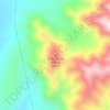 Mappa topografica Cerro Loma Blanca, altitudine, rilievo