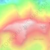 Mappa topografica Mount Head, altitudine, rilievo