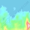 Mappa topografica Chapel Cove, altitudine, rilievo