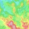 Mappa topografica Le Breuil, altitudine, rilievo