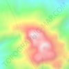 Mappa topografica Mount Malindig, altitudine, rilievo
