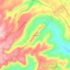Mappa topografica Sermugnano, altitudine, rilievo