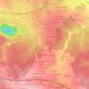 Mappa topografica Les Germendières, altitudine, rilievo