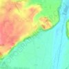 Mappa topografica Satolas, altitudine, rilievo