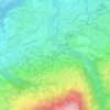 Mappa topografica Zottier, altitudine, rilievo