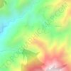 Mappa topografica El Aventino, altitudine, rilievo
