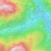 Mappa topografica Sorarù, altitudine, rilievo