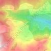 Mappa topografica Aourir, altitudine, rilievo
