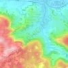 Mappa topografica Chazat, altitudine, rilievo