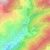 Mappa topografica Pueblo Viejo de Sentay, altitudine, rilievo