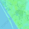 Mappa topografica Manasota, altitudine, rilievo