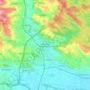 Mappa topografica Wolkersdorf im Weinviertel, altitudine, rilievo