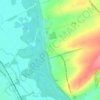 Mappa topografica La Côte Haute de Vergeois, altitudine, rilievo