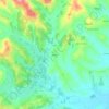 Mappa topografica Stevani, altitudine, rilievo