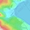 Mappa topografica Cordon, altitudine, rilievo