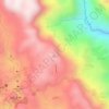 Mappa topografica Kiltepan Peak, altitudine, rilievo