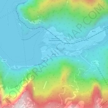 Mappa topografica Winkl, altitudine, rilievo