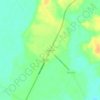 Mappa topografica Mapleton, altitudine, rilievo