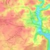 Mappa topografica Kerprat, altitudine, rilievo