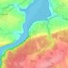 Mappa topografica Lancerf, altitudine, rilievo