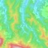 Mappa topografica Poggiolo-Salaiole, altitudine, rilievo