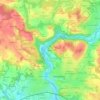Mappa topografica La Bergerie, altitudine, rilievo