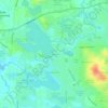 Mappa topografica Oxbow, altitudine, rilievo