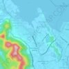 Mappa topografica Kapangian, altitudine, rilievo