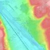 Mappa topografica Le Chesnay, altitudine, rilievo