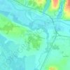 Mappa topografica Chez Berne, altitudine, rilievo