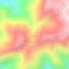 Mappa topografica Loma Potosí, altitudine, rilievo