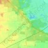 Mappa topografica Duben, altitudine, rilievo