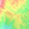 Mappa topografica Kafranbel, altitudine, rilievo
