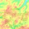 Mappa topografica Tennessee City, altitudine, rilievo