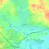 Mappa topografica Hindford, altitudine, rilievo