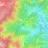 Mappa topografica Borgo Ferrandi, altitudine, rilievo